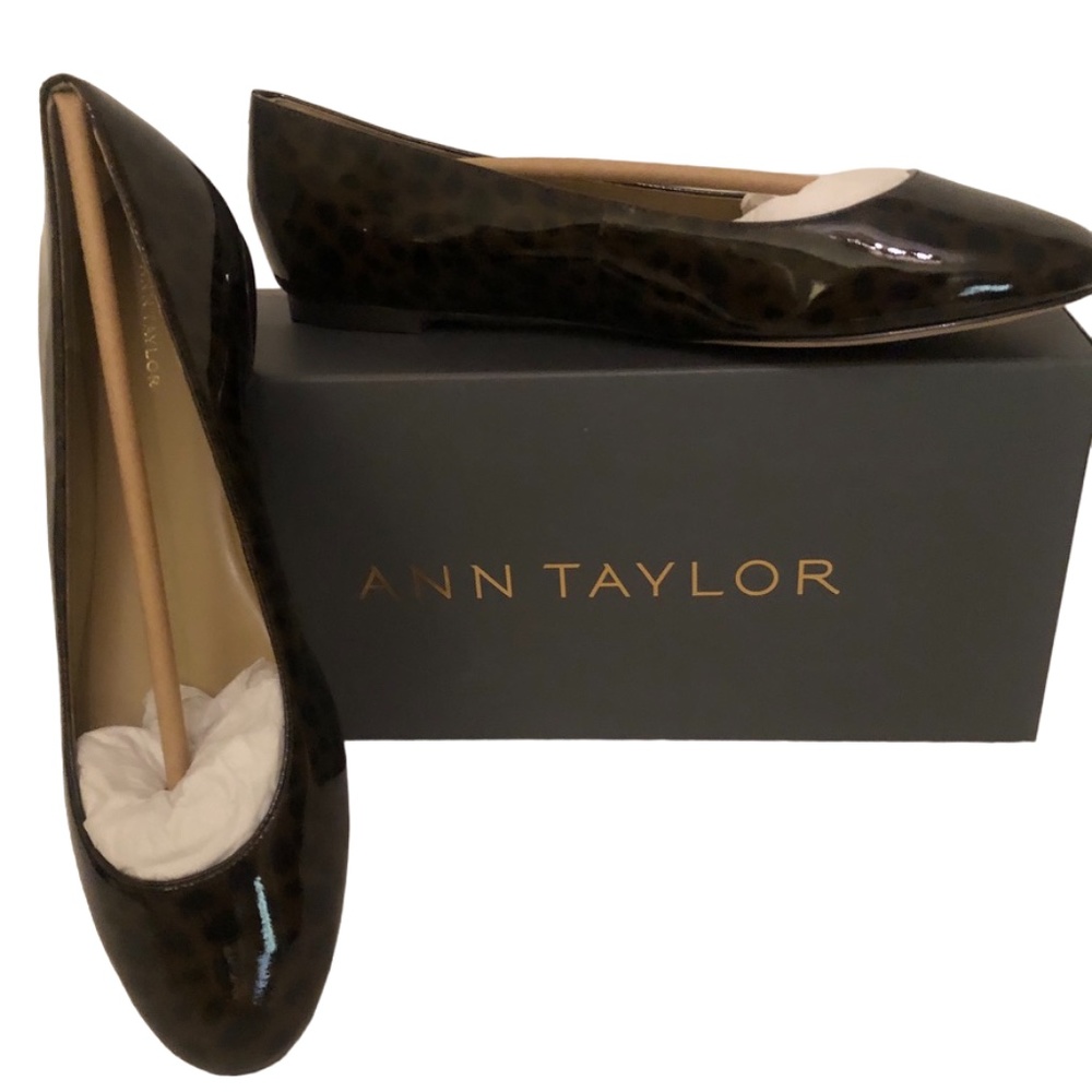 Ann Taylor Claya Tortoise Ballet Flats